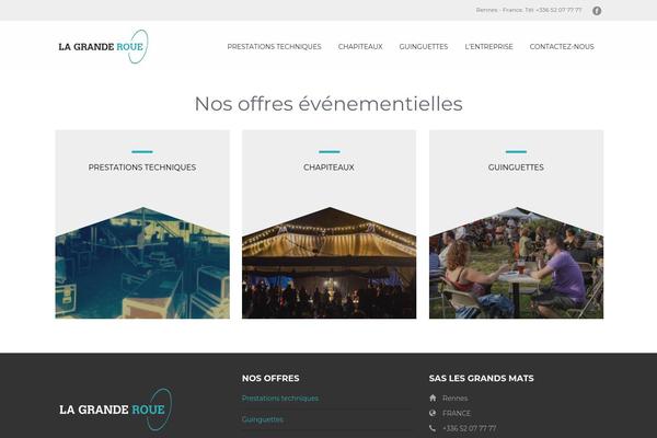 The Company theme site design template sample