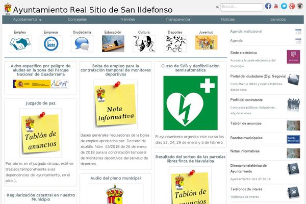 lagranja-valsain.com site used Sanildefonso