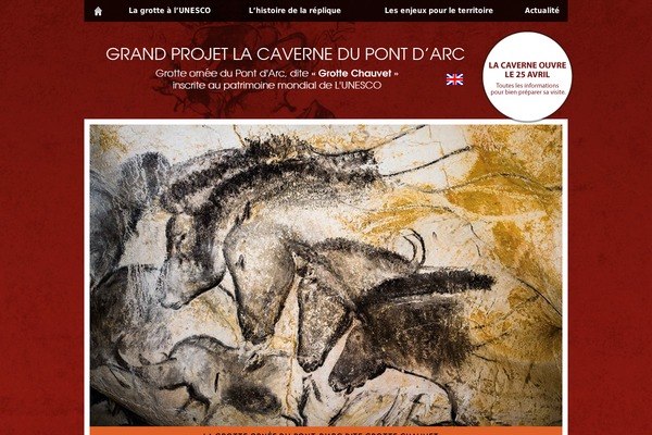 lagrottechauvetpontdarc.org site used Dklikchauvet