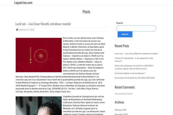 eCommerce Star theme site design template sample