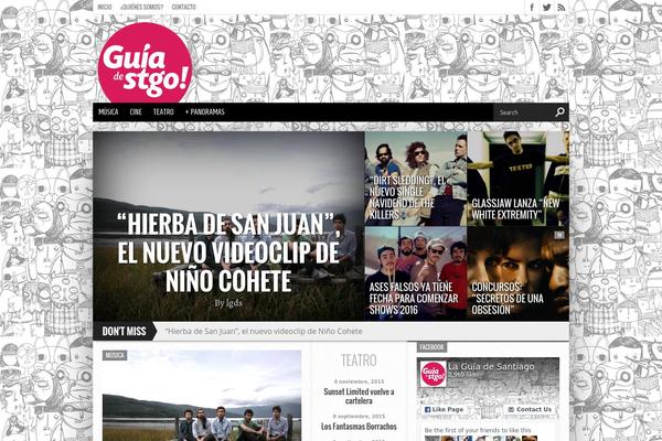 Hot Topix theme site design template sample