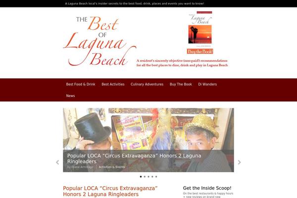Currents theme site design template sample