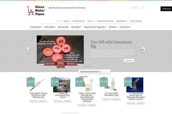 Boutique theme site design template sample
