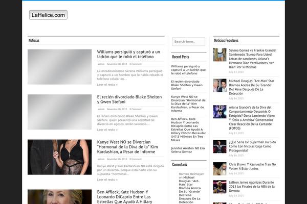 Silver_mag_lite theme site design template sample