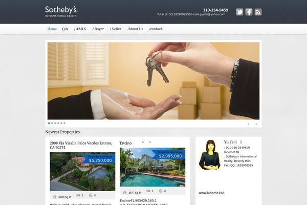Locality theme site design template sample