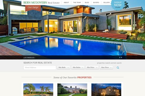 Fremont theme site design template sample