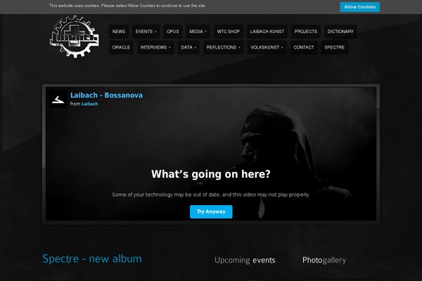 Site using No Cache AJAX Widgets plugin