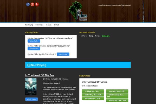 Pinpoint theme site design template sample