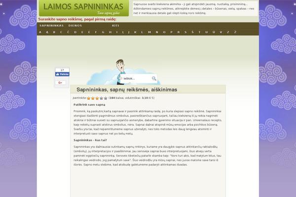 Cartoon theme site design template sample