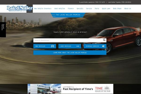 Dealer Inspire theme site design template sample
