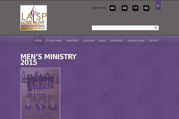 Churchope theme site design template sample