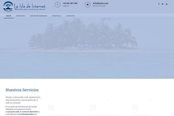 Brick theme site design template sample