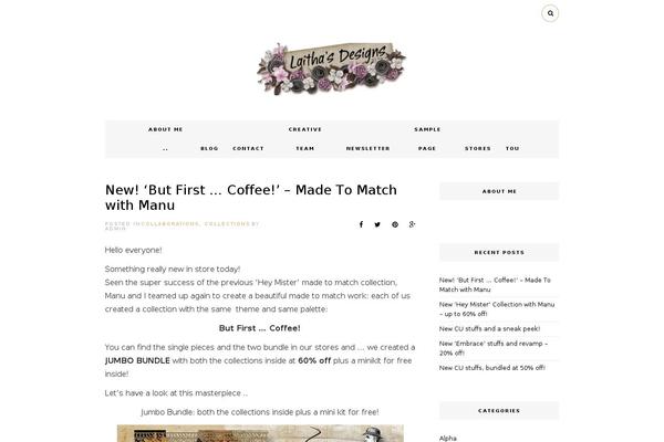 Milano theme site design template sample