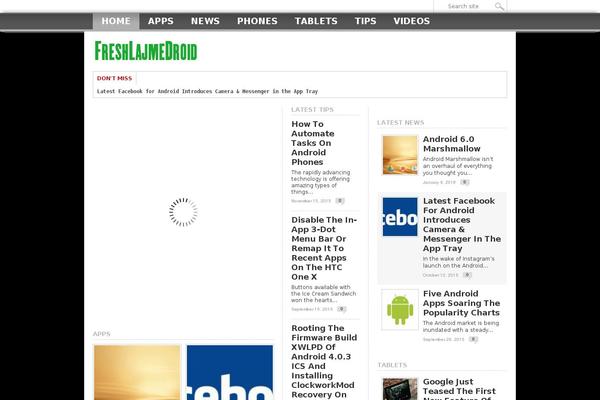 Max Mag theme site design template sample