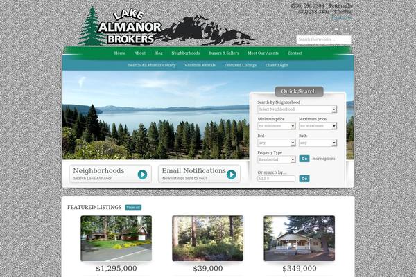 Carolina theme site design template sample
