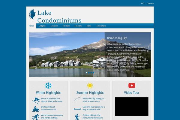 Milenia theme site design template sample