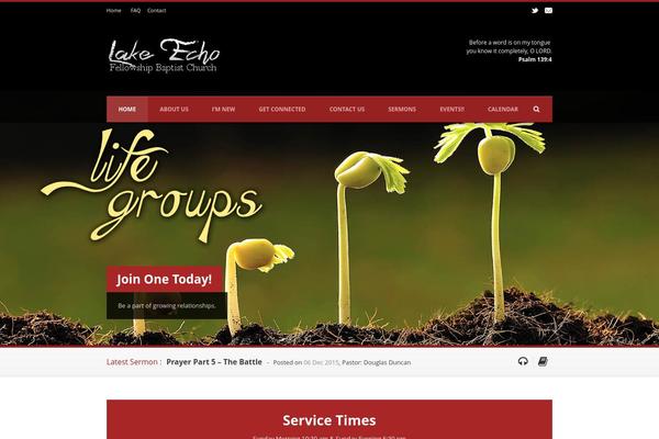 Site using Easy Heads Up Bar plugin