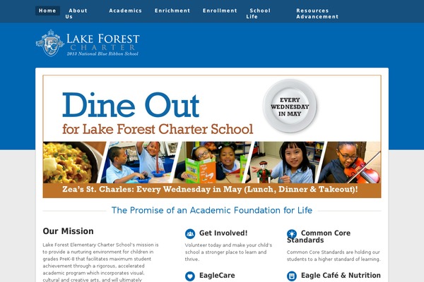 lakeforestcharter.org site used Advocatetheme