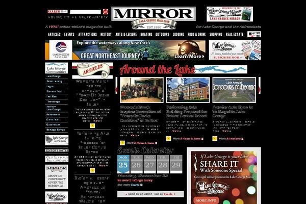 lakegeorgemirrormagazine.com site used Newspread