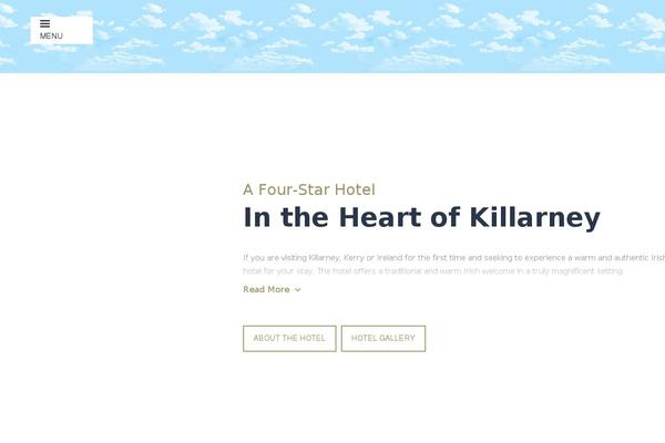 Lake theme site design template sample