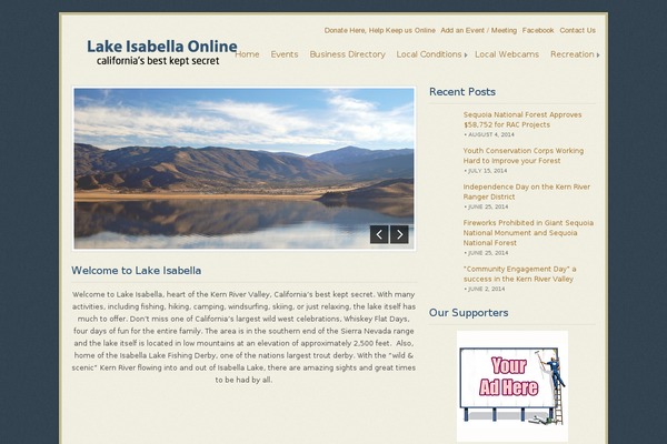 Ecclesia theme site design template sample