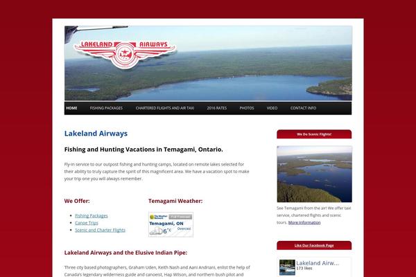 Twentytwelvechild theme site design template sample