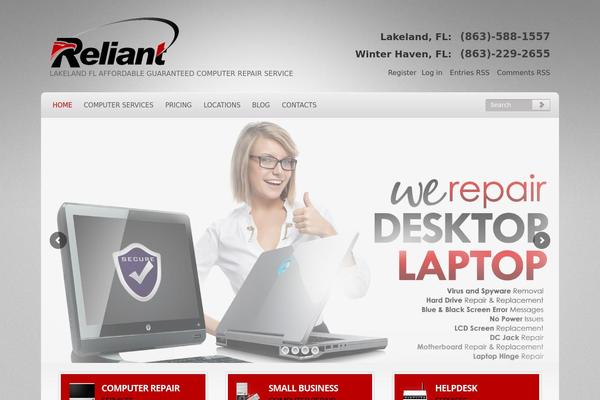 lakelandcomputerrepair.com site used Reliant