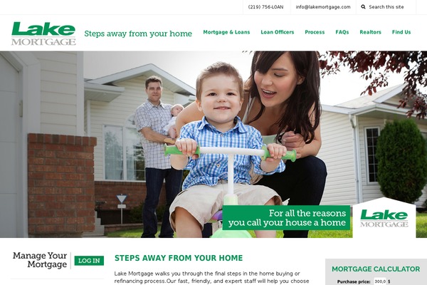 lakemortgage.com site used Downtown