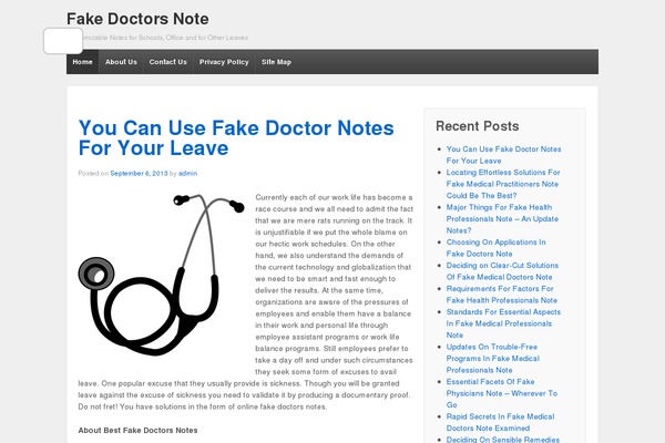 lakenotes.com site used Responsive