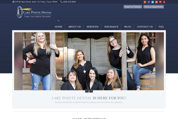 lakepointedentaltx.com site used Theme46268