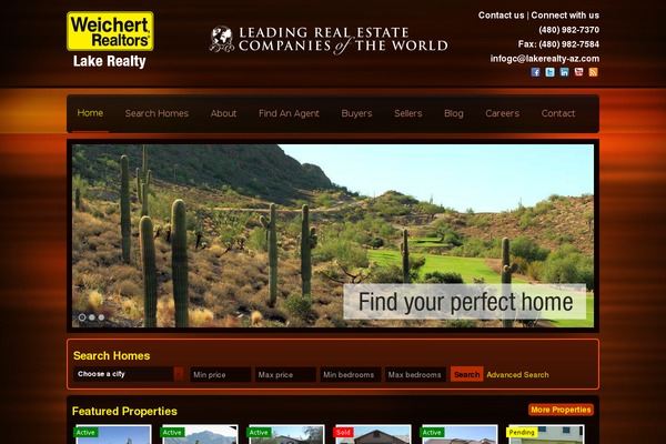 lakerealty-az.com site used Real-estate