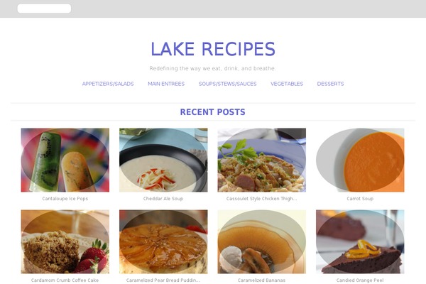 Amora theme site design template sample