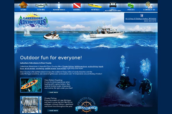 La theme site design template sample