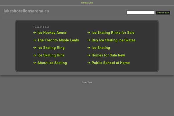 Sorbet theme site design template sample