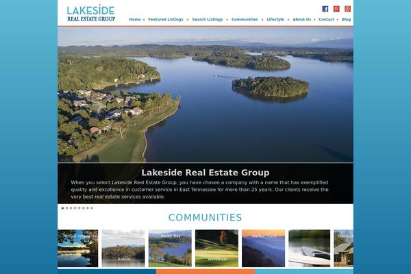 lakeside theme websites examples