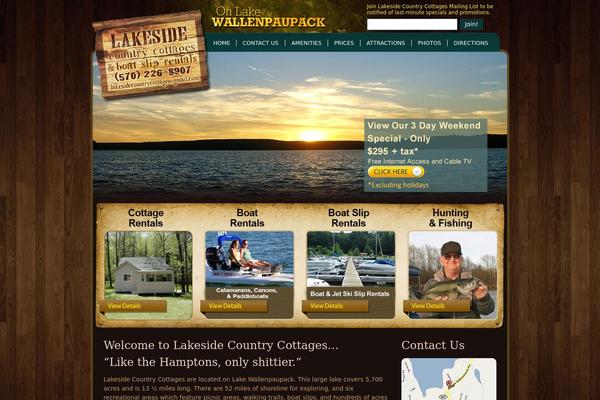 lakesidecountrycottages.com site used Lake