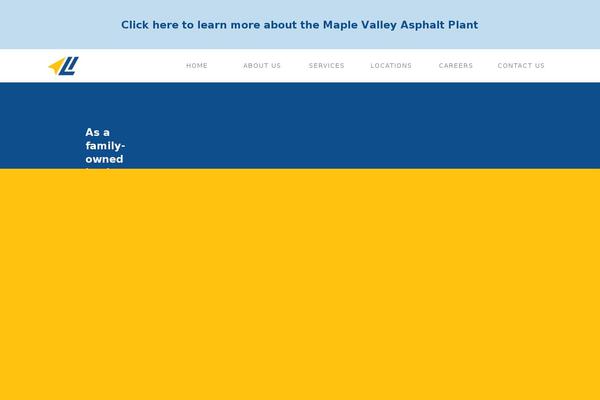 Lakeside theme site design template sample