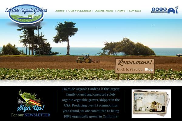 lakesideorganic.com site used Lakeside