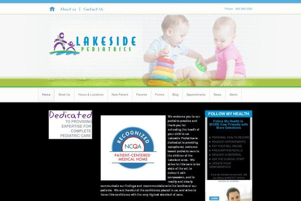 Lakeside theme site design template sample