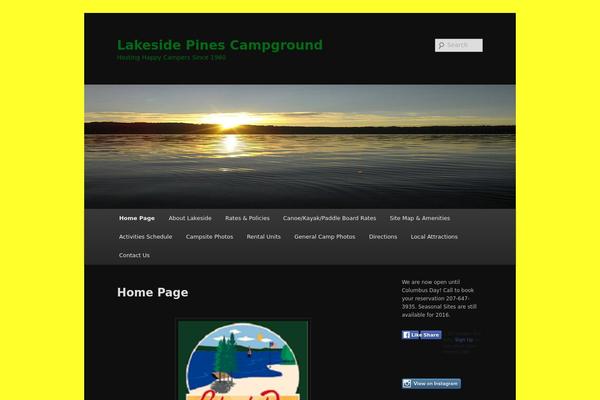 Twenty Eleven theme site design template sample