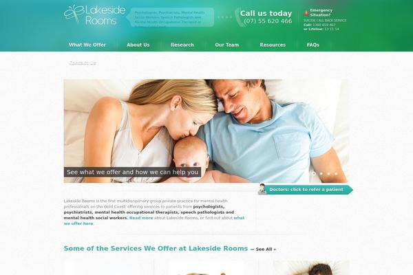 Lakeside theme site design template sample
