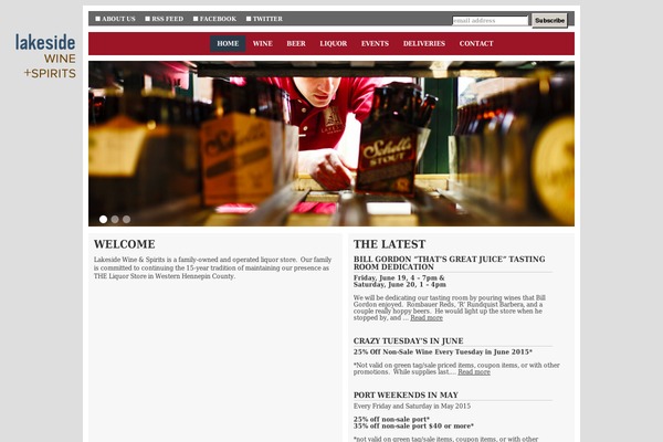 lakesidewineandspirits.com site used Cms