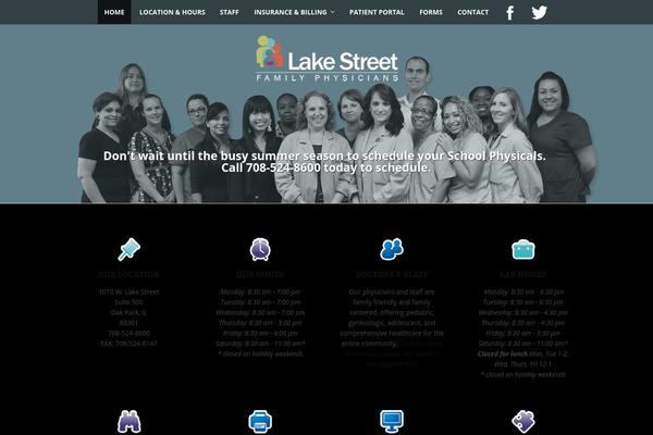 The One Pager theme site design template sample