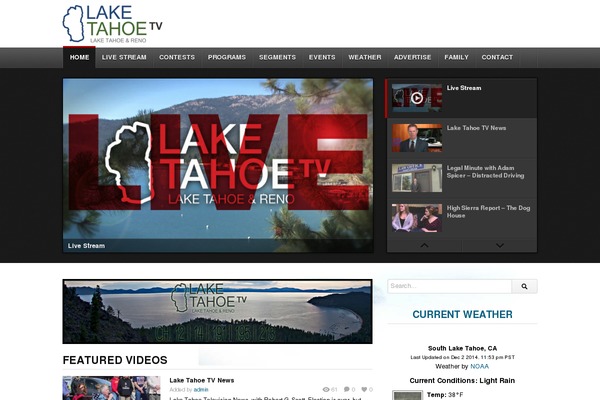 deTube theme site design template sample