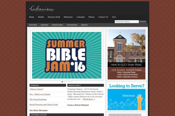 Church theme site design template sample