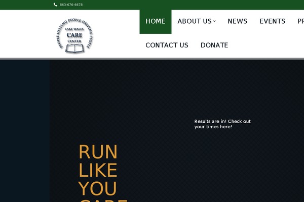 lakewalescarecenter.com site used GiveAHand