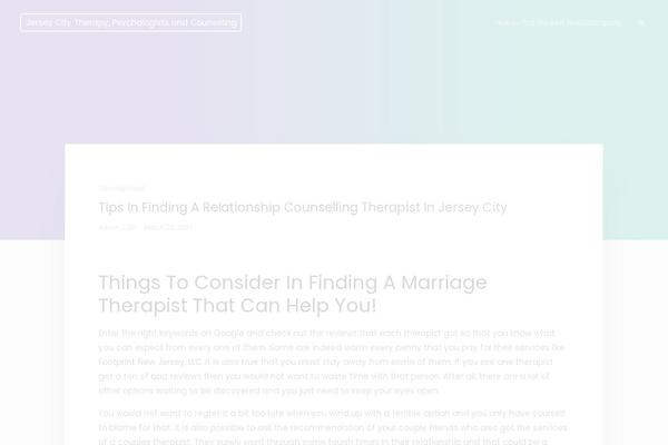 Mystic theme site design template sample