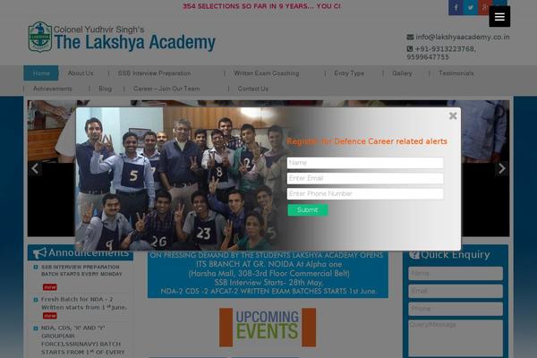 Site using Popups - WordPress Popup plugin