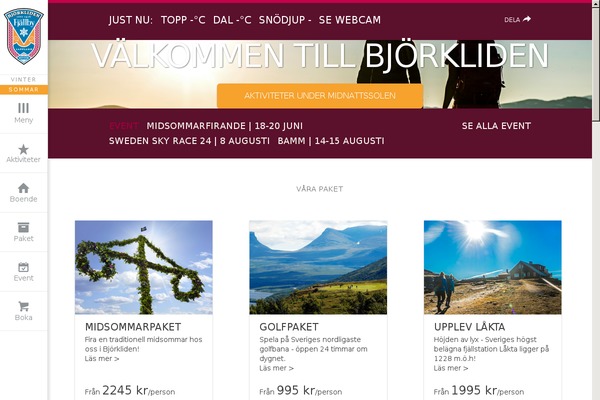 laktatjakko.com site used Bjorkliden