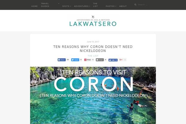 lakwatsero.com site used Travel Diaries